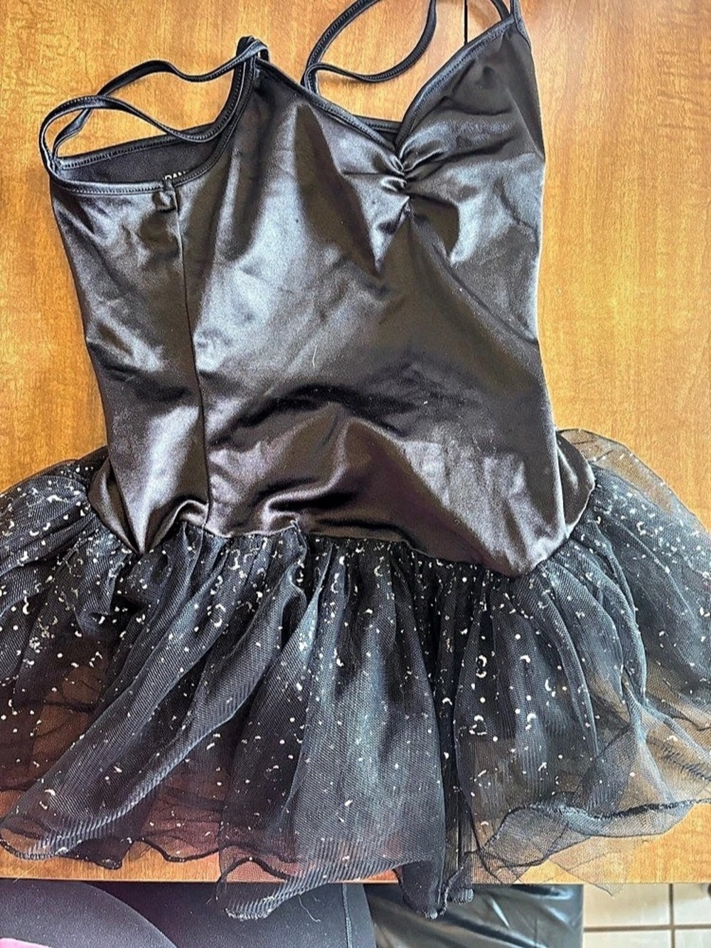 Danskin Now Black Leotard with Skirt